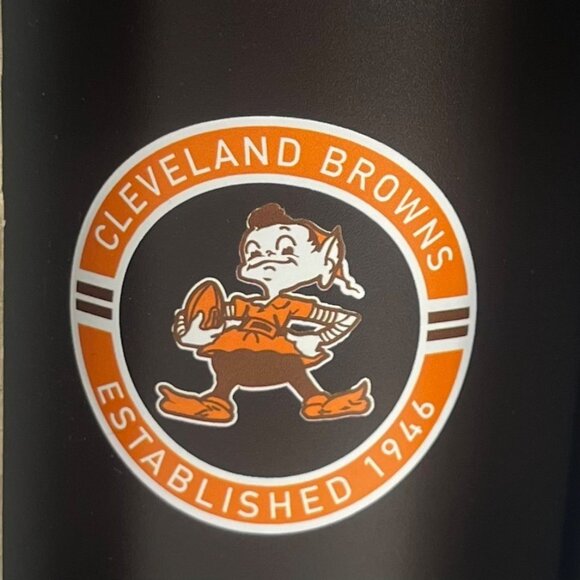 NFL Cleveland Browns 32 Oz Stainless Steel Water Bottle BPA-Free New In Box - Picture 6 of 7